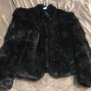 GIVE ME AN OFFER ‼️ FAUX FUR JACKET - WORN ONCE